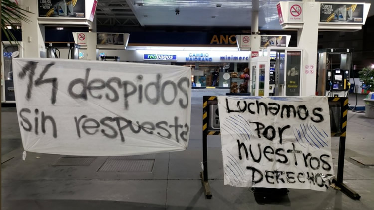 Estación de Servicio sigue tomada por sus trabajadores