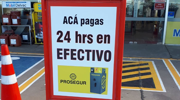 Una cuarta parte de las Estaciones de Servicio uruguayas ya cuentan con máquinas de automatización de efectivo