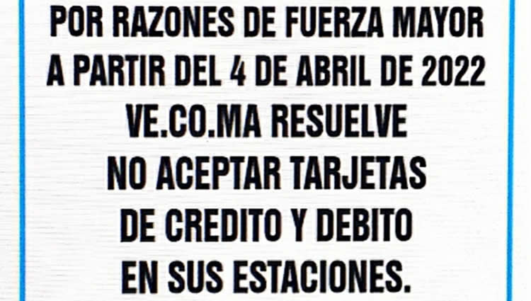 El pago del combustible en Maldonado solo podrá ser en efectivo