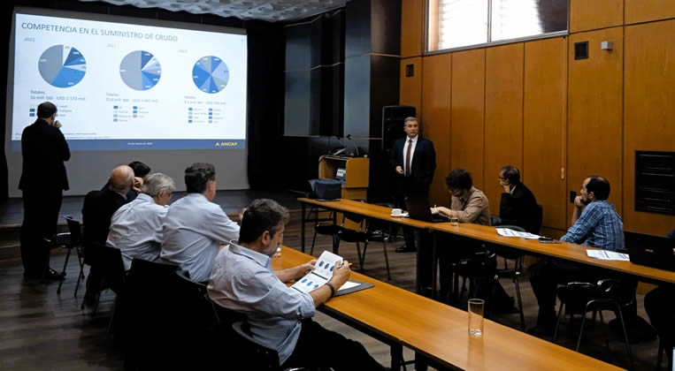 Empresas del grupo ANCAP arrojaron ganancias por 85 millones de dólares durante 2023