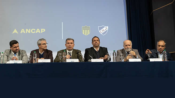 ANCAP firmó acuerdo con Nacional y Peñarol enfocado a aspectos sociales deportivos para adolescentes