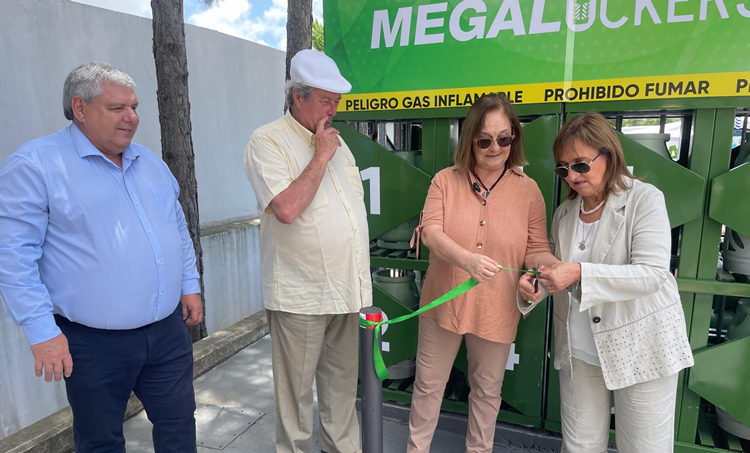 MEGAL inauguró el primer sistema “vending” de garrafas en Uruguay