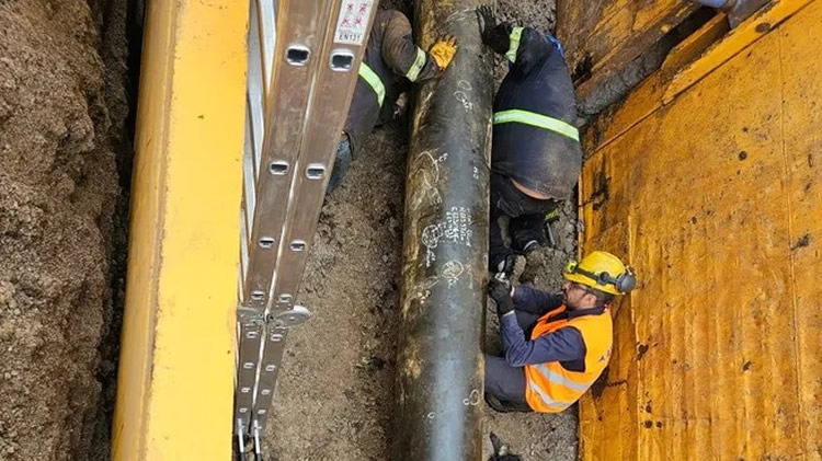 Oleoducto de ANCAP presentó nueva pérdida en el km 70 de la Ruta Interbalnearia, con vertido que fue controlado