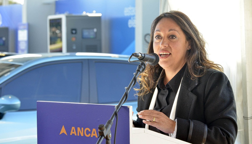 La ministra de Energía Fernanda Cardona, planteó que las electrolineras  deben funcionar en Estaciones de Servicio