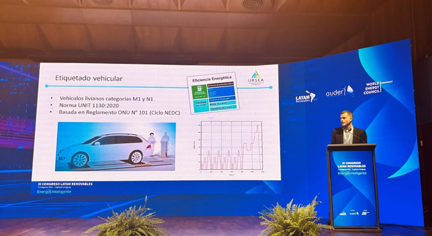 URSEA aprobó excepción al registro de etiquetado de eficiencia energética para vehículos
