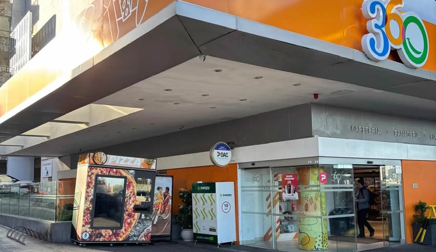 Pizzas al paso y sin mostrador: ANCAP apuesta al vending gourmet