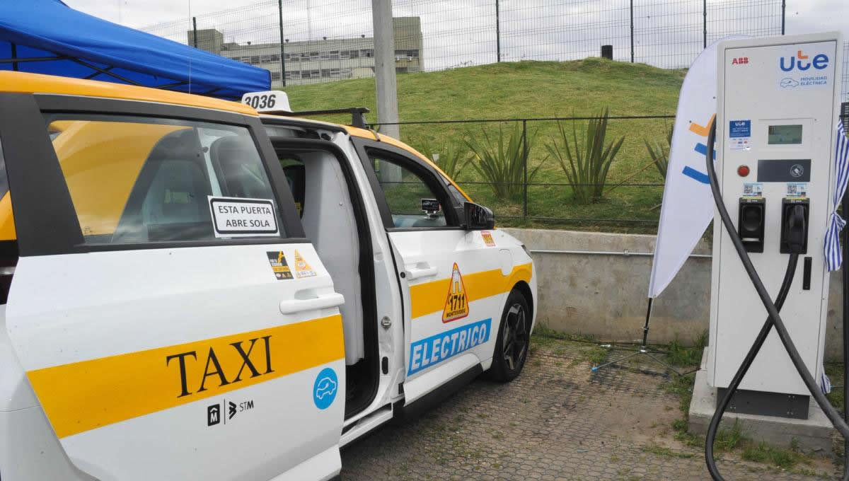 Las baterías de taxis eléctricos podrían convertirse en respaldo para electrolineras en Uruguay